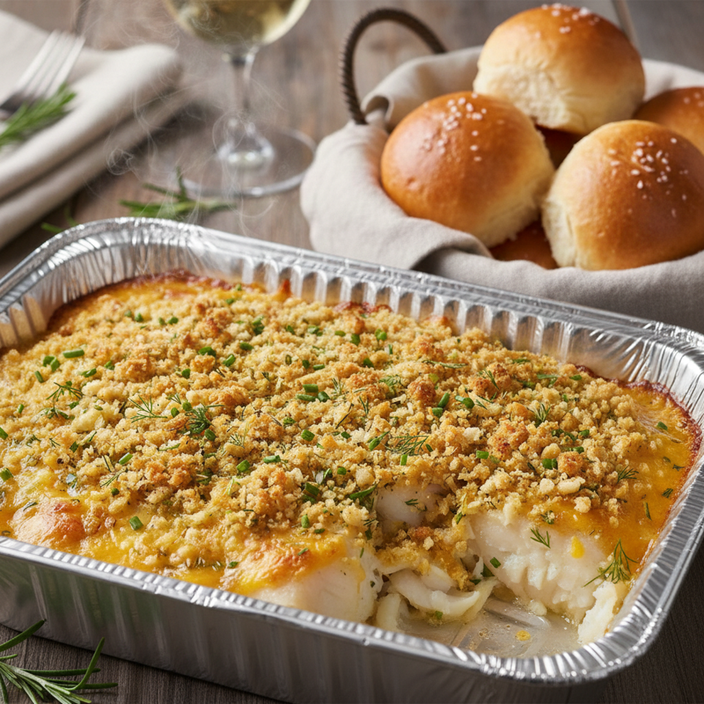 Atlantic Cod Au Gratin for 4! (Feb 8th)